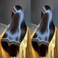 12A Virgin Brazilian Hair Transparent Lace Frontal Hair Glueless Lace Closure Black Women's Long Bone Straight Front Bone Front