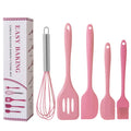 Customized Wholesale Silicone Baking Utensils Set Silicon Non-stick Heat Resistant Silicone Cookware Kitchen Utensil Set