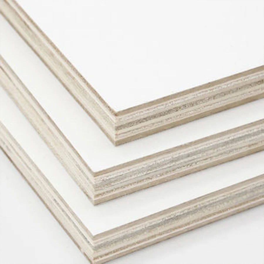 15mm White Melamine Paper Laminated Wooden Plywood Panels