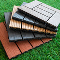DIY Interlocking Waterproof Outdoor Decking Tiles 300*300mm Balcony Tiles Floor