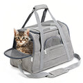 Hot Seller Luxury Portable Handheld Pet Carrier Bag Nylon Travel Tote with Breathable Design Zipper Closure for Cats Small Dogs