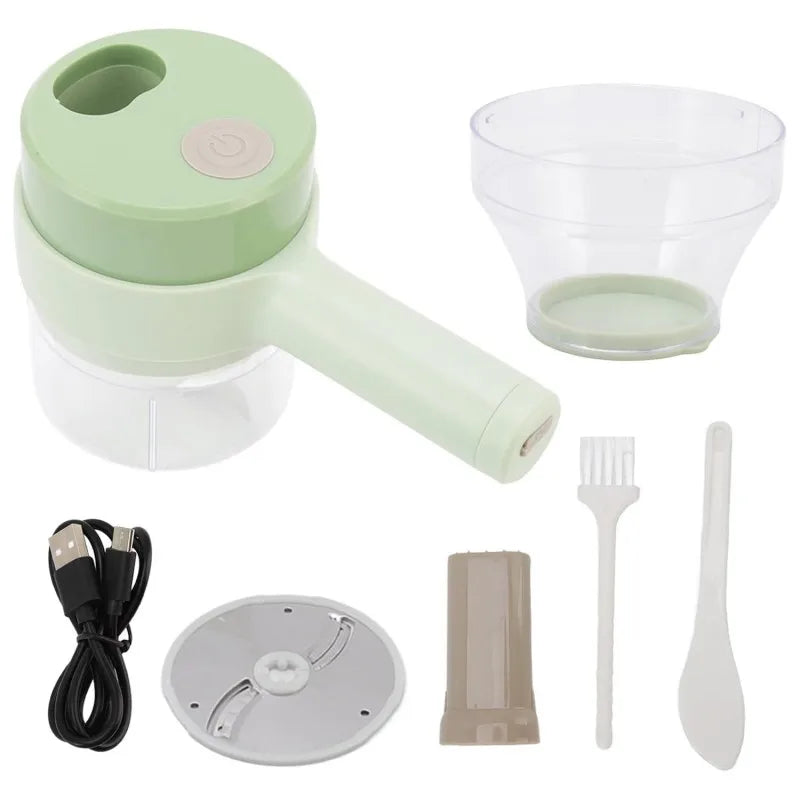 Wireless Food Processor Chopper Machine Mixer Food Slice for Mincing and Slicing Garlic Ginger Electric Vegetable Cutter