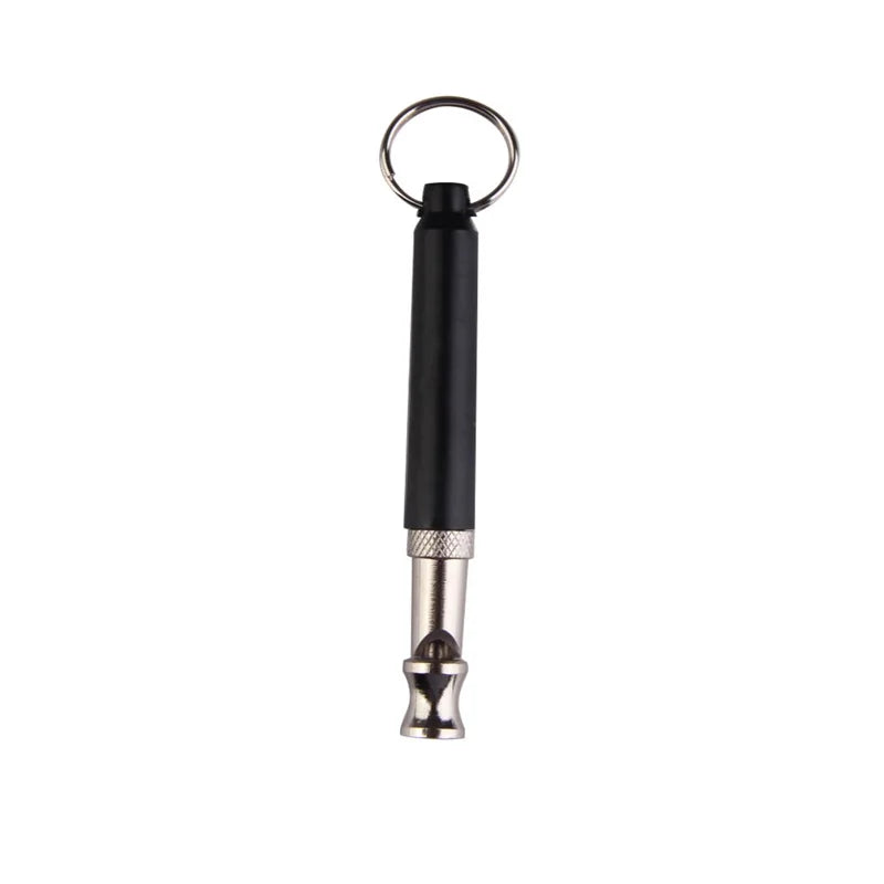 Black Two-tone Ultrasonic Flute Dog Whistles for Training Sound Whistle Supersonic Obedience Pet Puppy Dog Whistle