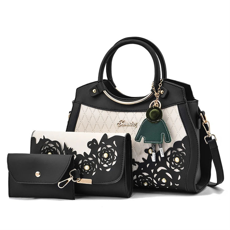 2026 Ladies Crossbody New Fashion Women Hand Bags 3 in 1 Handbags Set