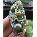 Natural Burmese Jadeite Dragon Brand Jade Pendant Zodiac Dragon Jade Brand Necklace Pendant Jewelry