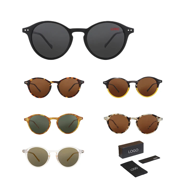 UV400 Designer Luxury Sunglasses Trendy Polarized Custom Summer Black Gold Vintage Retro Style Women Men-Wholesale Fashion