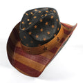 HIght Quality Men's Paper Straw Hat American Western Texas Cowboy Hat Wide Shapable Brim Panama Hat Mexico Sombreros
