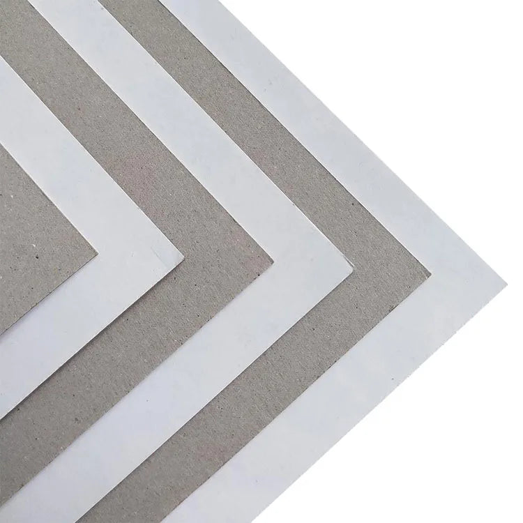 Duplex Board with Grey Back / Chip Board Paper 770*1100mm in Sheets Grey Chip Board High Thickness