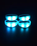 2020 New Year Party Music LED Light Bracelet Sound Activated Flashing Concert Wrist Bands for Christmas Celebration