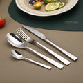 Modern 304 Stainless Steel Mirror Polish Knife Fork Spoon Flatware Set for Hotels and Restaurants