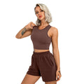 Ladies Eco-Friendly Breathable Sports Suit Shorts Striped Outdoor Cycling Fitness Yoga Wear Minimum Order 2pcs Spandex/Nylon
