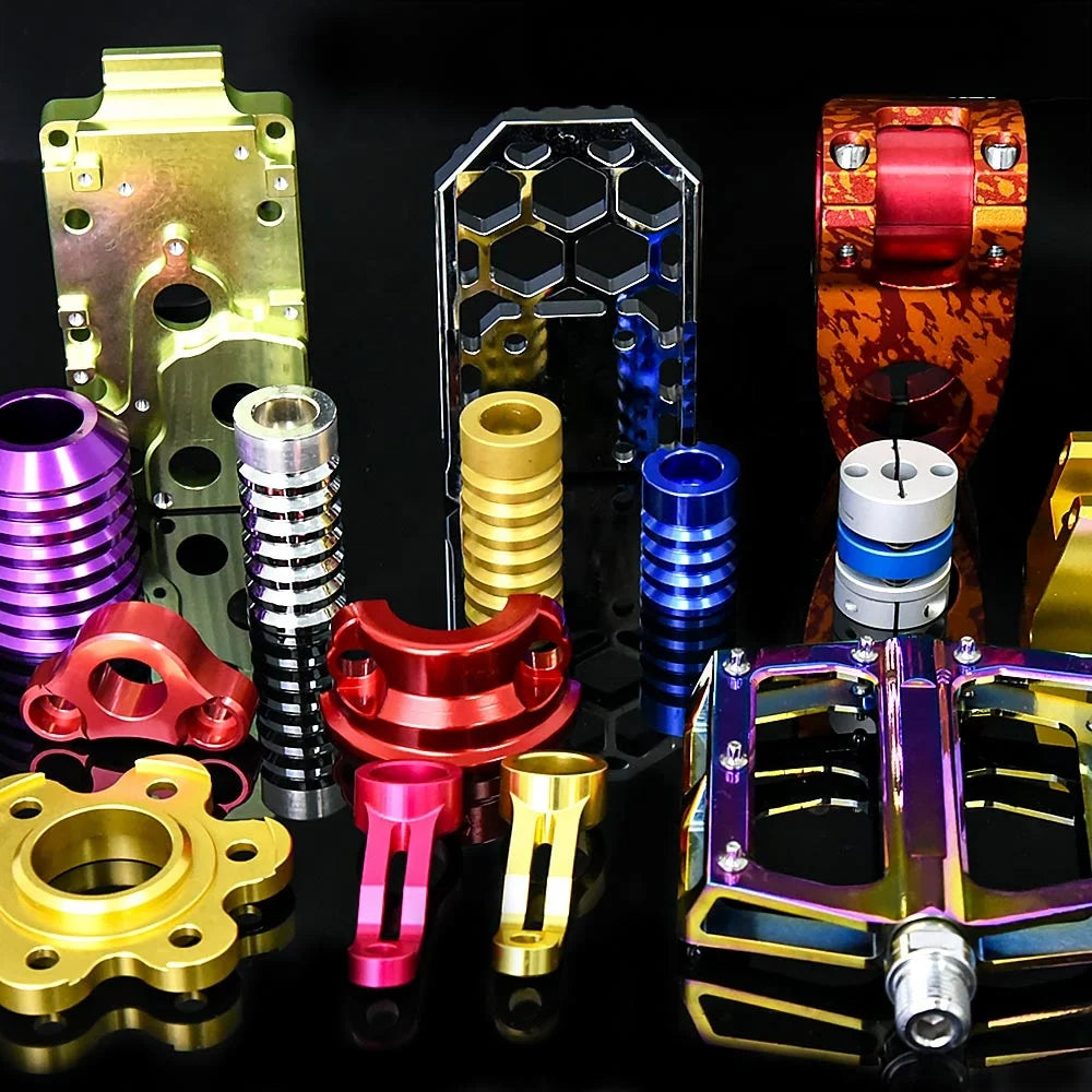 High Precision CNC Machining Services Customized Non-Standard Motorcycle Parts Various Bicycle  Metal Parts Oxidation Polishing