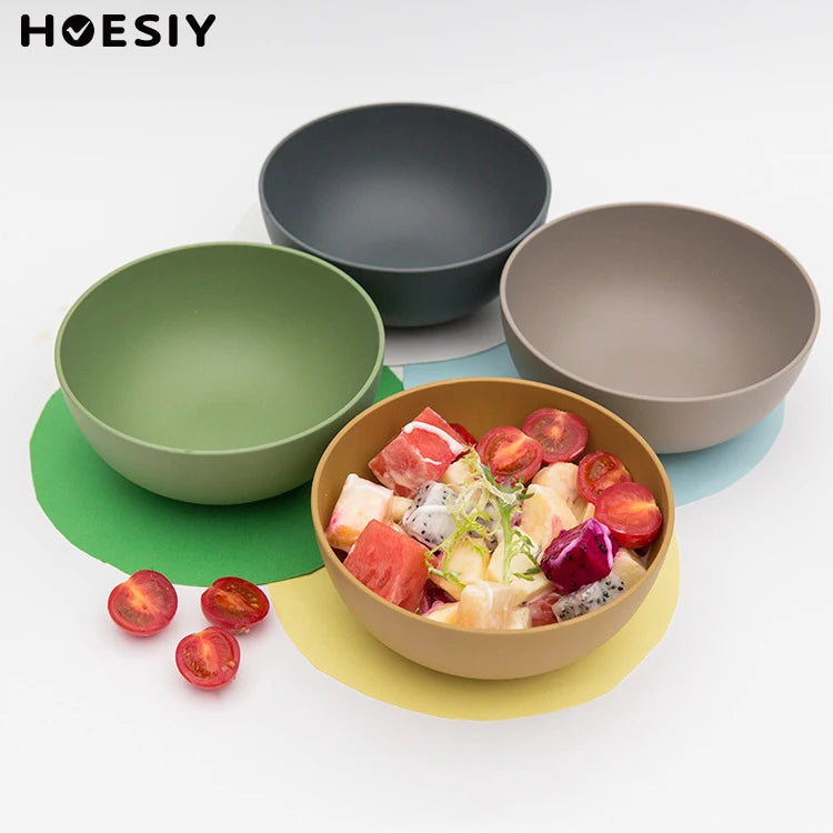 Customized Logo Eco-Friendly PLA Matt Bowl New Design Serving Dinnerware Dishwasher Microwave Safe for Cereal Soup Ramen