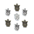 Antique Silver Color Owl Charm Pendants Fit Jewelry Making Findings DIY Charms Handmade D117
