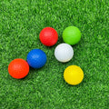 Colorful Plastic Green Hollow Practice Golf Balls 42mm Diameter for Construction Indoor Outdoor Training Use