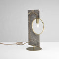 Marble Inlay Table Lamp Hotel Table Side Lamp Chinese Modern Table Lighting JY6167