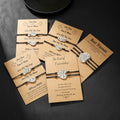 G2232 Wholesale Stainless Steel Heart Letter Best Friends Forever Friendship Fashion Jewelry Bracelets & Bangles