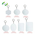 Prosub Sublimation Blank Keychains Plastic PBT Double Sided Diy Sublimation Key Chain