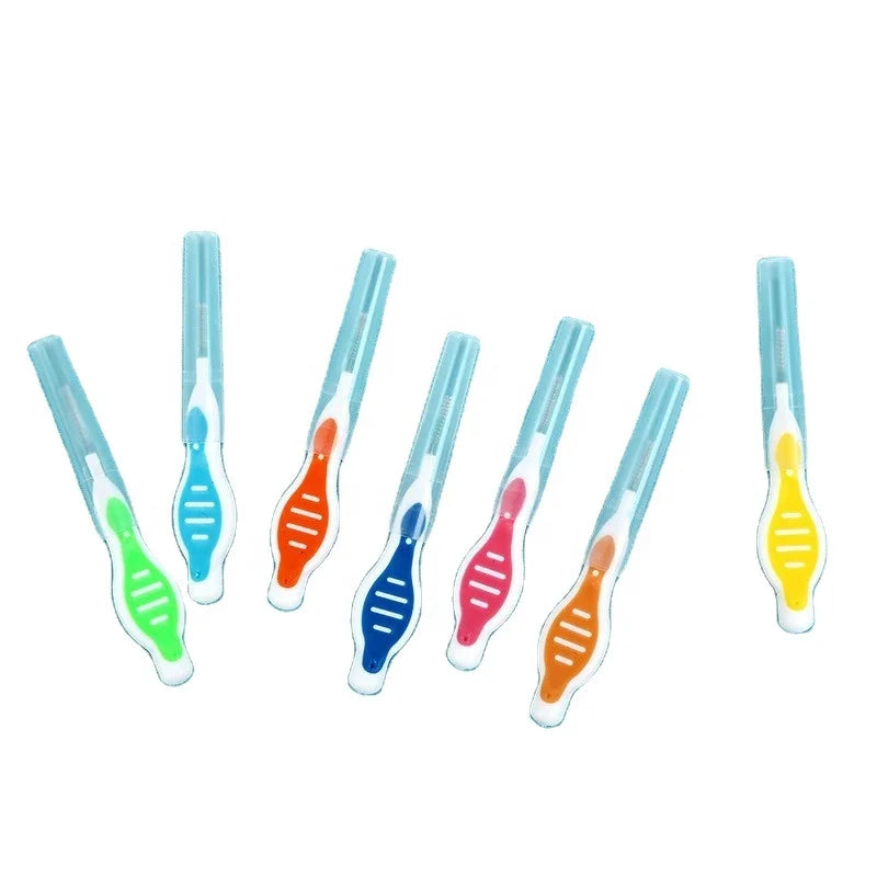 OEM Private Label Oral Care Collection Manufacturer's Orthodontic Toothbrushes and I-Shaped Interdental Brushes Clean Feature