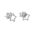 Fashion Jewelry Dainty Zircon Earrings Stud Earrings 925 Sterling Silver Gold Plated Earrings Aretes De Mujer