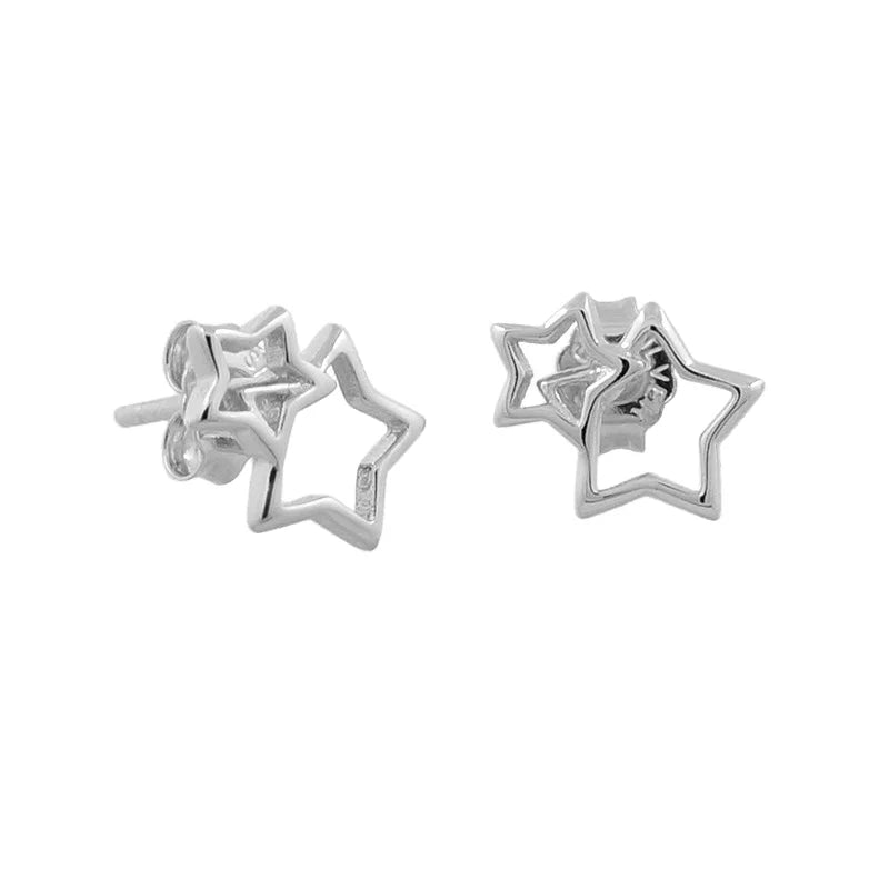 Fashion Jewelry Dainty Zircon Earrings Stud Earrings 925 Sterling Silver Gold Plated Earrings Aretes De Mujer