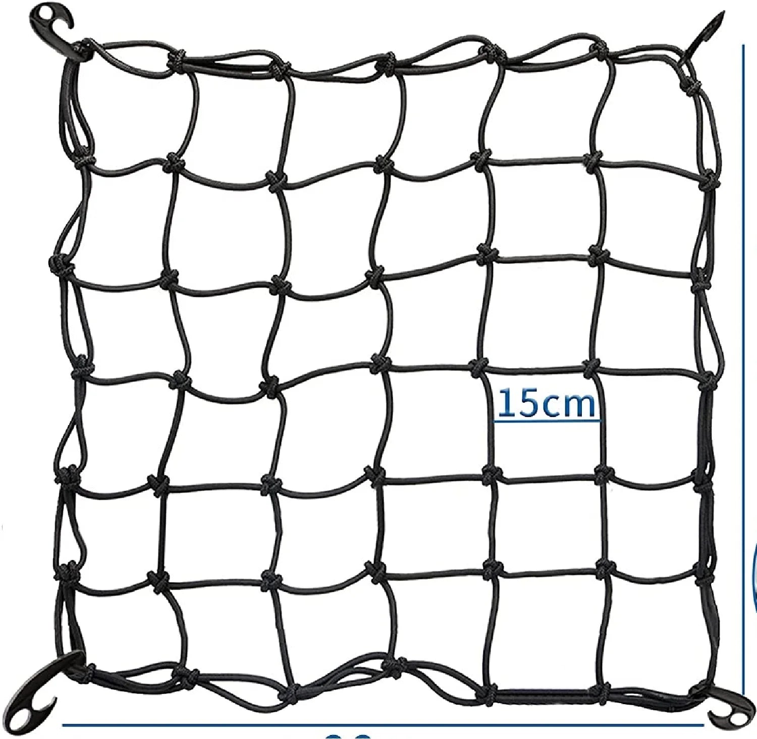Durable Hydroponic Garden Grow Tent with Quality Rubber Scrog Net Trellis Square Stretch Net with Plastic Hook