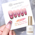 BORN PRETTY 10ml High Shine Double Light Reflective Holographic Cat Magnetic Gel Custom Logo Rainbow Cateye Galaxy Gel Polish