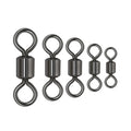Solid Rings Rolling Swivel for Carp Fishing Ball Bearing Safety Snap with Solid Rings Fishing Accessories