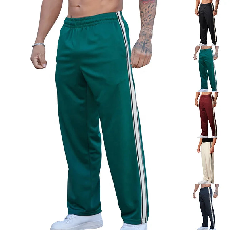 Jogger Pants Custom Logo 100% Polyester Sportswear Fitness Streetwear Mens Jogging Suit Cargo Sweatpants GYM Workout Pants