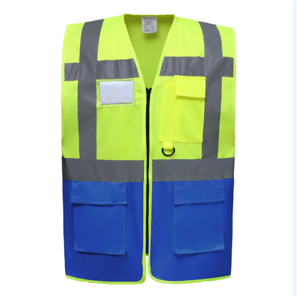 CE/ANSI CLASS 2 High Visibility Reflective Safety Vest-Wholesale Workwear with Custom Logo & Mesh Options
