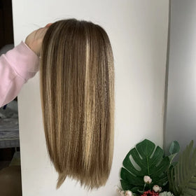 EMEDA Factory Best Selling Top Quality Balayage Lace Wigs Breathable Lace Top European Jewish Kosher Human Hair Wigs