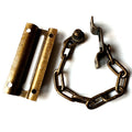Modern Stainless Steel Security Door Chain with Anti-theft Guard for Bathroom Kitchen Living Room 220mm