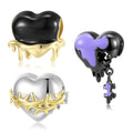 Heart Shape Charm Authentic 925 Sterling Silver Enamel Puzzle Beads for Original Women Charms Bracelet Jewelry DIY Dropshipping