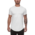 EGY-007 Elastic Muscle Fit Cotton t Shirt Running Workout Slim Fit Jersey Tshirt Men's Gym Sport T Shirts