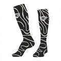 TikTok Hot Sale Custom Logo Youth Men's Soccer Socks Compression Anti-Slip Breathable Knee High