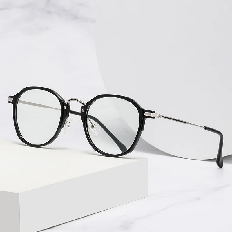 Classic Spectacles Frames Unisex Anti Blue Light Glasses Optical Custom logo Low MOQ Eyeglasses