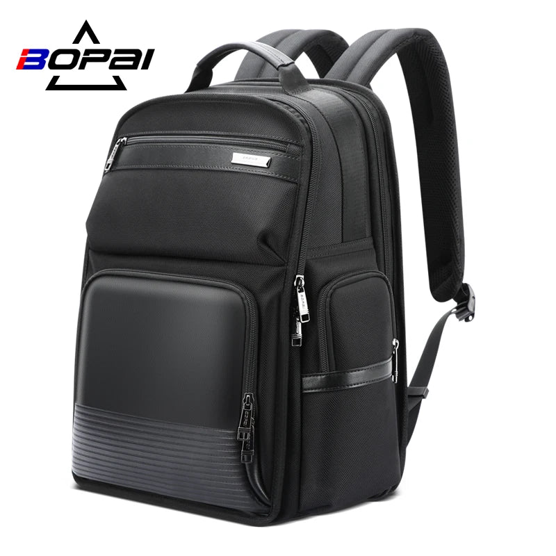 BOPAI OEM BSCI Large Capacity Business Multifunctional Notebook Men Usb Charging Anti Theft 15.6 Inch Laptop Travel Backpack