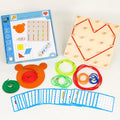 Factory Direct Sale Wooden Diy Children Handmade Geometric Creative Board Montessori Educational Toys for Kids Boys Girls