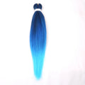 Yaki Straight Synthetic Hair Extension Pre Stretched Crochet Jumbo Braids Hair Braiding 10 Pcs 26 Inches 90g 26inch26inch