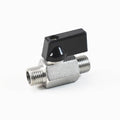 Male to Male Mini Ball Valve 1/8 1/4 3/8 1/2 Inch Air Gas Water Oil Control Manual General Mini Brass Ball Valve