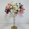 Other Decorative Flowers and Plants New Arrival Pink and White Flowers Floral Arrangements Centerpiece for Wedding Table Decor