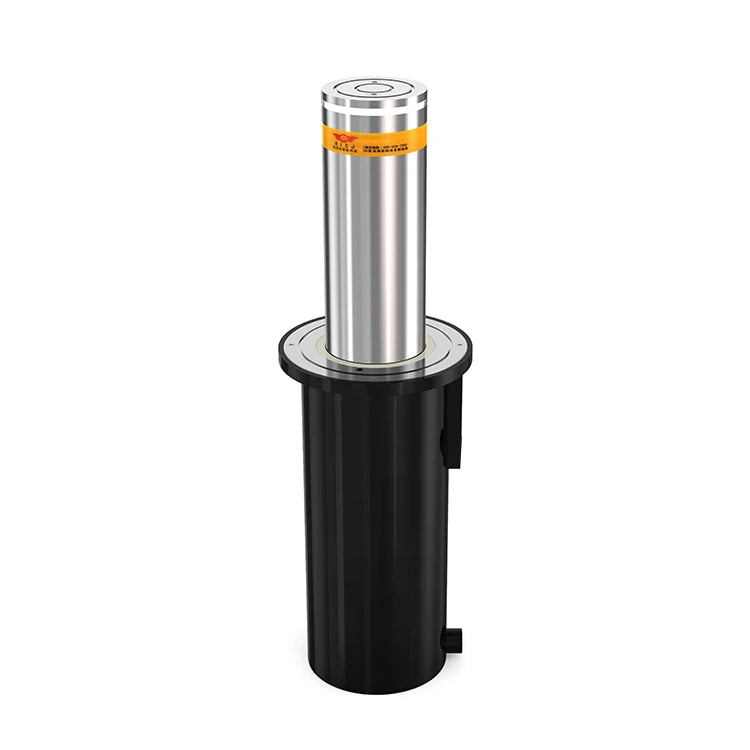RICJ LB-102 Stainless Steel Semi-Automatic Hydraulic Electric Rising Bollards Satin/Mirror Finish for Footpath Safety Car