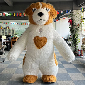 Creative Design Big Ears Inflatable Dog Mascot Costume Giant Inflatable Mascot Costume for Adult