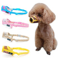 Dog Muzzle Puppy Small Medium Large Dog Leatherette Nylon Mesh Muzzle Pet Muzzle