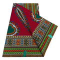 African Wax Print Fabric 6 Yards 100% Cotton Africa Pagne Dress Original Hollandais Cloth for Sewing Loincloth and Headwear