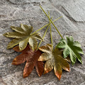 Single PU Maple Leaf Artificial Flower for Decoration Competitive Price for Home and Garden