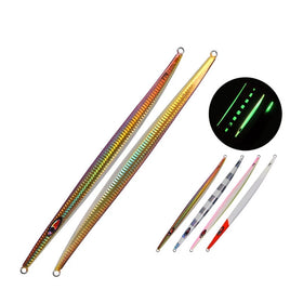 Top Right JIG066 170g 210g Lead Fish Slow Jiging Fishing Game Bait Luminous Fishing Lure Jig Lure