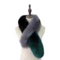 Spring New Style Long Faux Fox Fur Cape Patchwork Mink Fur Shawl for Women