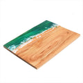 Olive Wood Cheeseboard Kitchen Decor Cutting Board Resin Art Epoxy River Blue Chopping Board