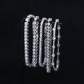 Fashion High Quality Zircon Chain Bracelet Bangles Light Luxury Tennis Bracelet Women